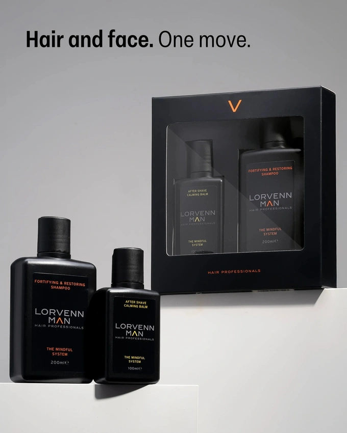 Fortifying & Restoring Shampoo & After Shave Calming Balm