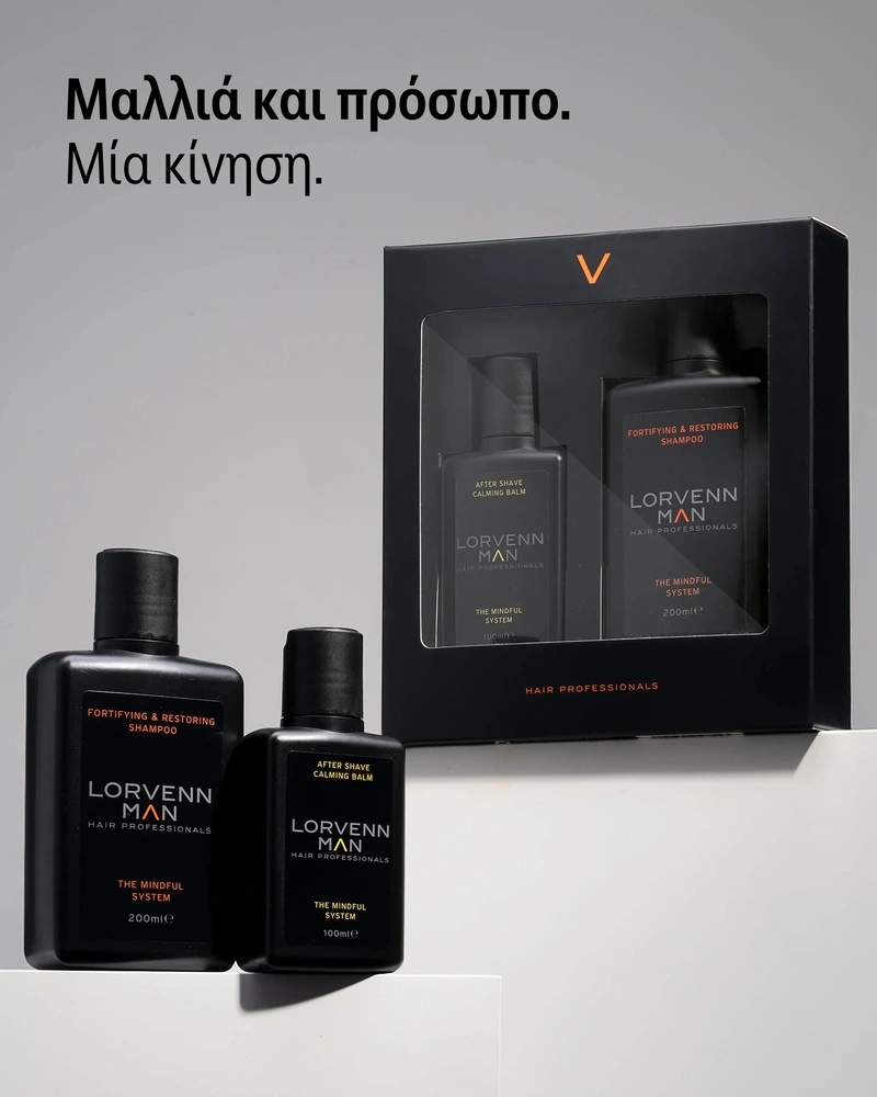 Fortifying & Restoring Shampoo & After Shave Calming Balm