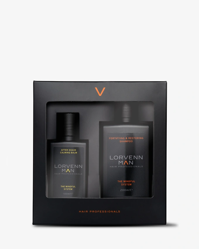 Fortifying & Restoring Shampoo & After Shave Calming Balm