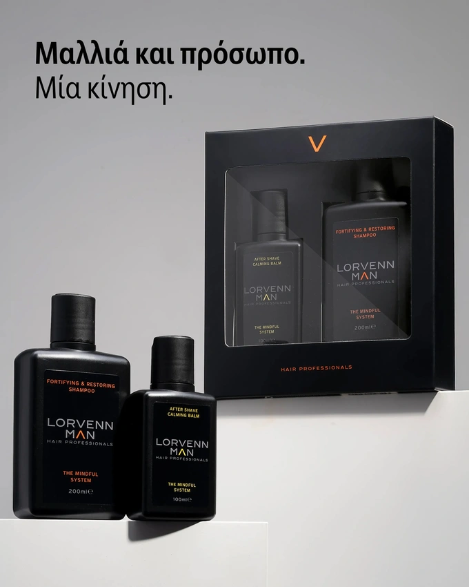 Fortifying & Restoring Shampoo & After Shave Calming Balm